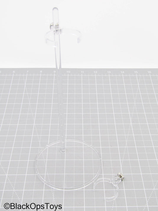 Clear Plastic Base Figure Stand
