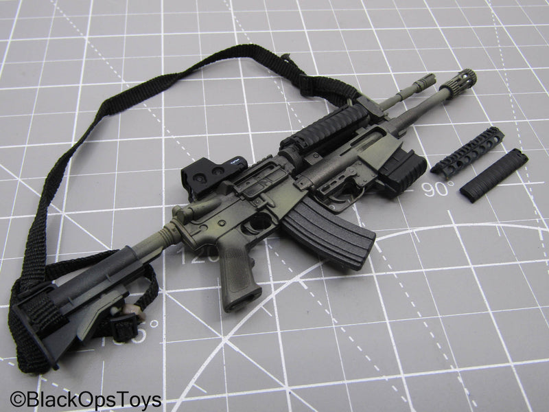 Load image into Gallery viewer, Camo M4 w/Master Key Shotgun Attachment &amp; Accessories
