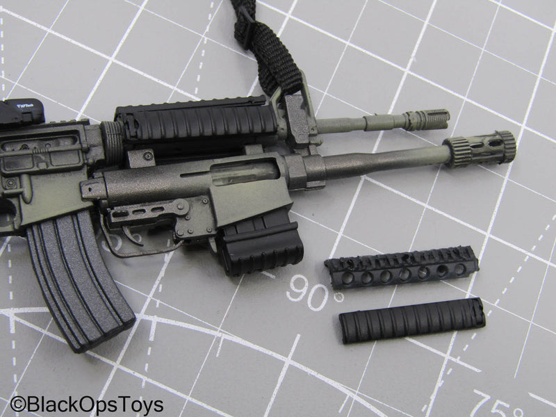 Load image into Gallery viewer, Camo M4 w/Master Key Shotgun Attachment &amp; Accessories
