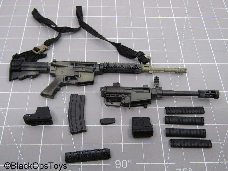Load image into Gallery viewer, Camo M4 w/Master Key Shotgun Attachment &amp; Accessories
