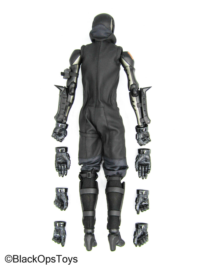 Load image into Gallery viewer, GI JOE - Snake Eyes - Male Body w/Uniform, Hands, &amp; Multi Piece Head
