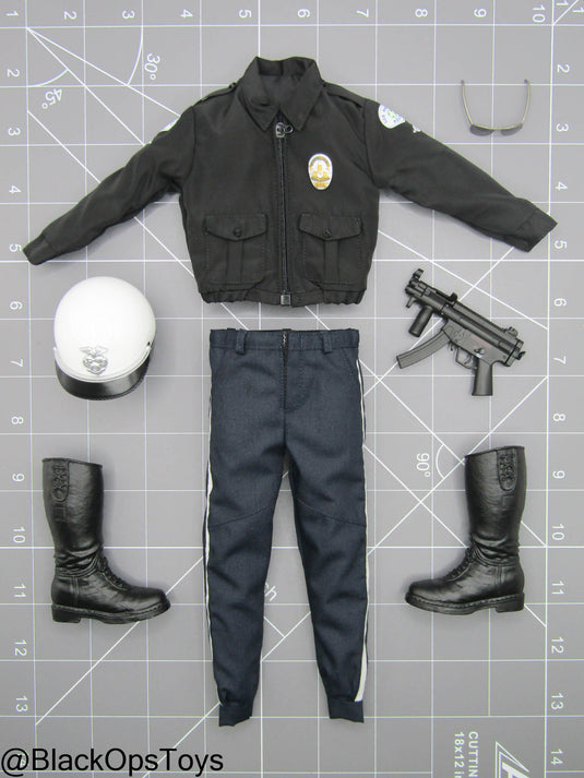 T2 Judgment Day T-1000 - Motorcycle Police Officer Uniform w/MP5