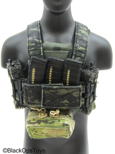 Veteran Tactical Instructor Z - Body Armor w/Black Multicam Chest Rig Set