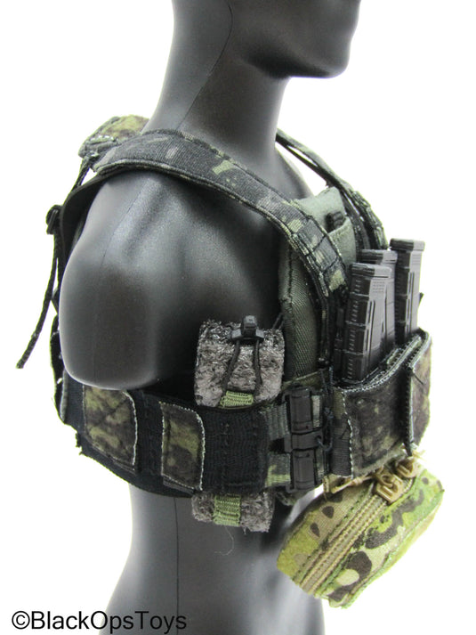 Veteran Tactical Instructor Z - Body Armor w/Black Multicam Chest Rig Set