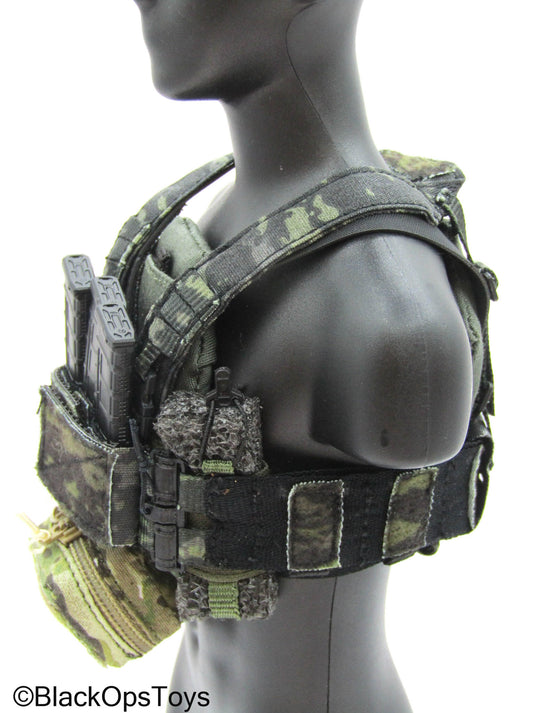 Veteran Tactical Instructor Z - Body Armor w/Black Multicam Chest Rig Set