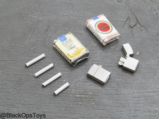 Missing In Action - Cigarettes, Cigarette Packs, & Lighter Set