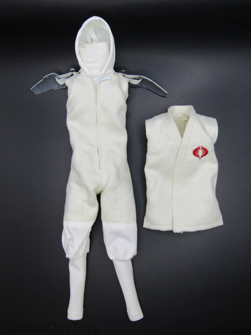 Load image into Gallery viewer, COBRA - Storm Shadow - White Ninja Uniform w/Hood &amp; Vest
