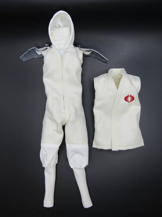 COBRA - Storm Shadow - White Ninja Uniform w/Hood & Vest