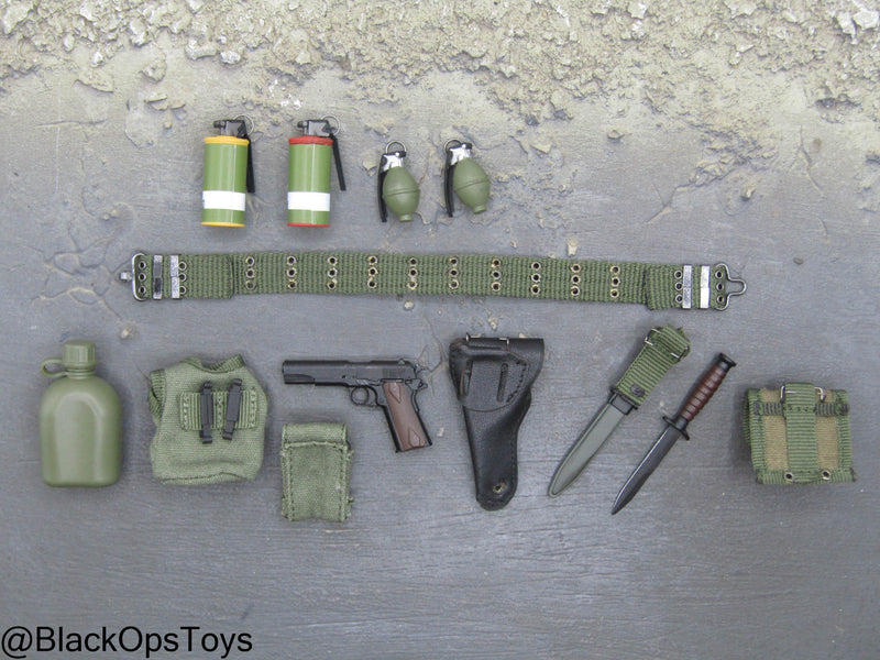 Load image into Gallery viewer, Missing In Action - Rivet Belt w/Pistol &amp; Pouch Set
