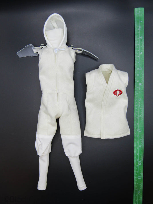 COBRA - Storm Shadow - White Ninja Uniform w/Hood & Vest