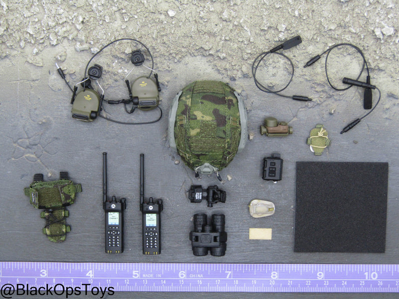 Load image into Gallery viewer, SDU Assault Team - Helmet w/NVG &amp; Communications Set
