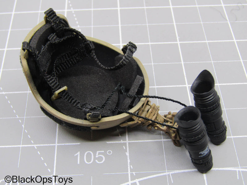 Load image into Gallery viewer, Desert Tan FAST Helmet w/NVG
