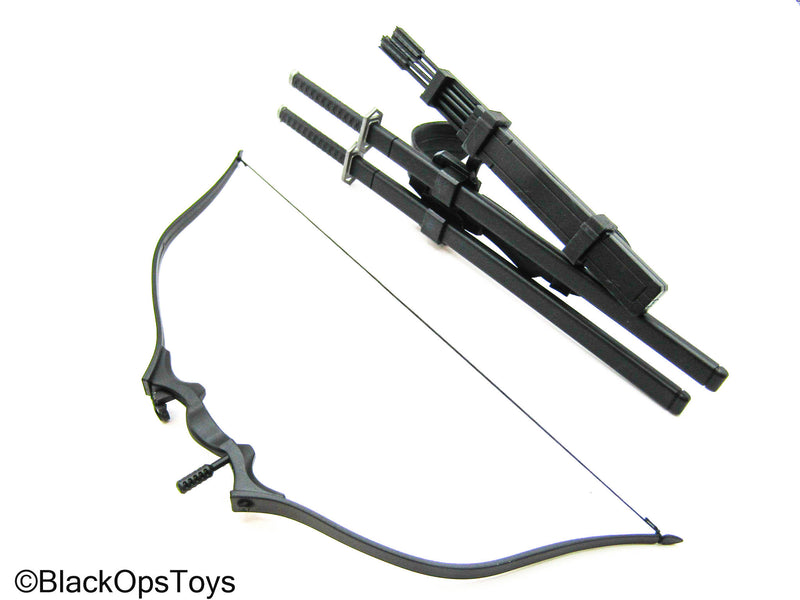 Load image into Gallery viewer, Storm Shadow - Bow w/Arrows, Katanas &amp; Cross Body Quiver/Sheath

