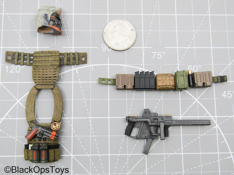 Load image into Gallery viewer, 1/12 Vector SMG, Plate Carrier, Battle Belt, &amp; Headsculpt Set

