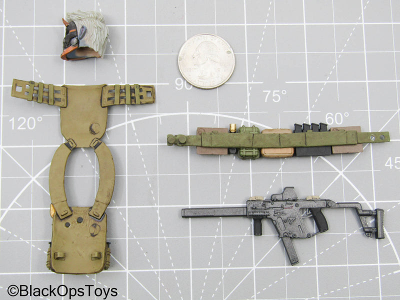 Load image into Gallery viewer, 1/12 Vector SMG, Plate Carrier, Battle Belt, &amp; Headsculpt Set
