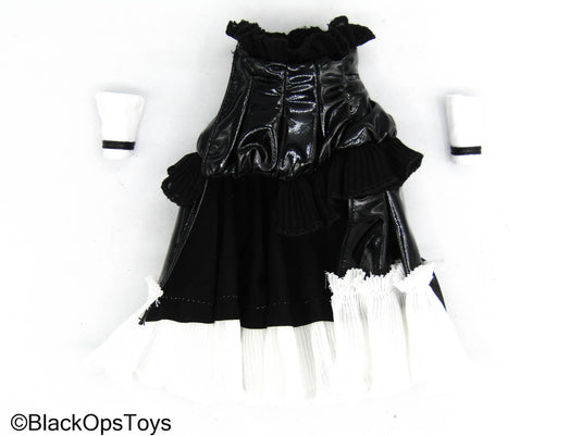 Frontline Maid Girl - Black & White Female Maid Dress w/Cuffs BlackOpsToys Frontline Maid Girl - Black & White Female Maid Dress w/Cuffs BlackOpsToys