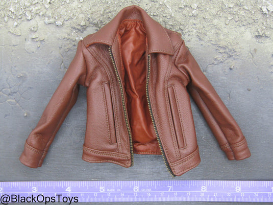 Woifman Mutants - Brown Leather Like Jacket