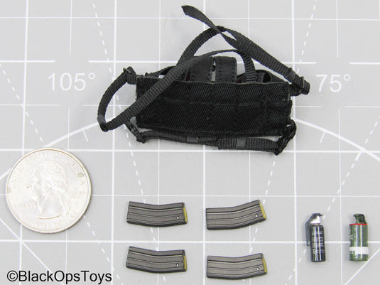1/12 Black Hawk Down Chest Rig w/Magazine & Grenade Set