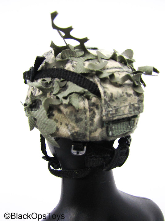 ACU Camo Helmet w/Goggles