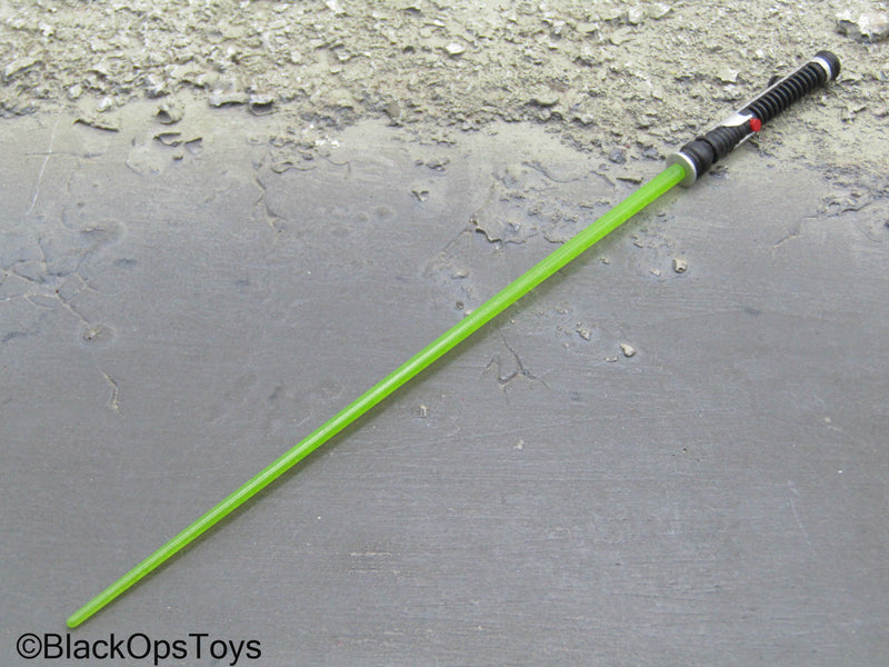 Load image into Gallery viewer, Scratch &amp; Dent (READ DESC) - Green Qui-Gon Lightsaber w/Green Blade
