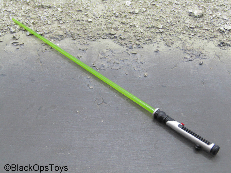 Load image into Gallery viewer, Scratch &amp; Dent (READ DESC) - Green Qui-Gon Lightsaber w/Green Blade
