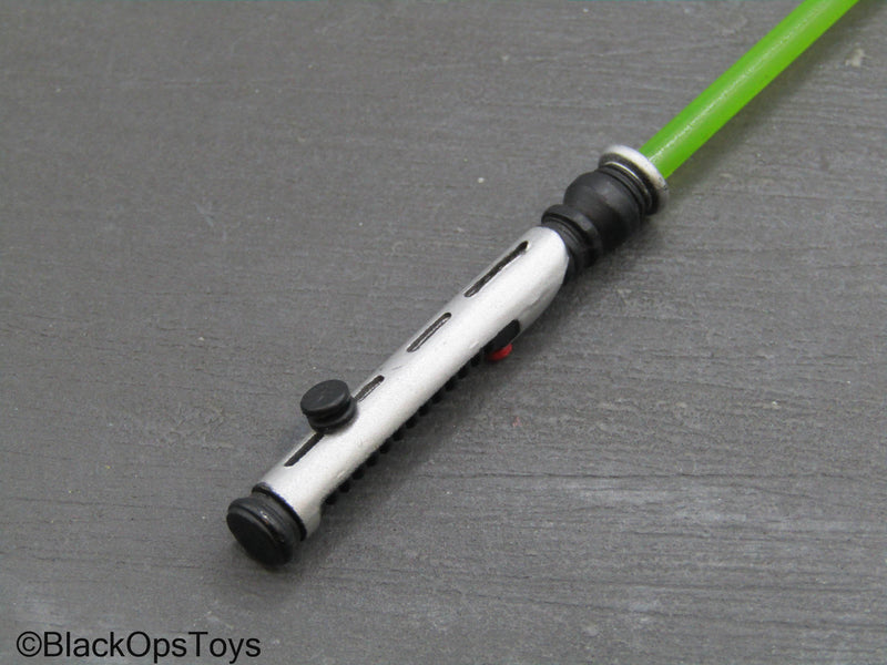 Load image into Gallery viewer, Scratch &amp; Dent (READ DESC) - Green Qui-Gon Lightsaber w/Green Blade
