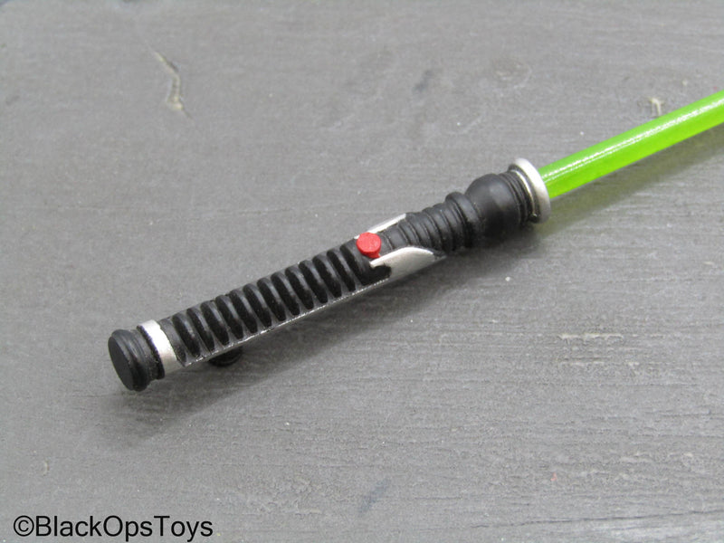 Load image into Gallery viewer, Scratch &amp; Dent (READ DESC) - Green Qui-Gon Lightsaber w/Green Blade
