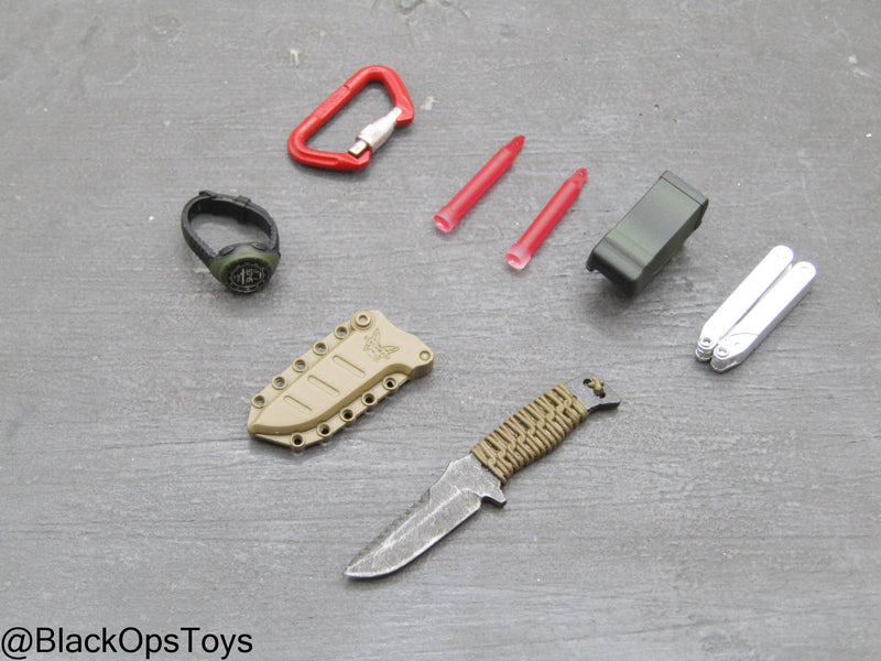Load image into Gallery viewer, Russian Spetsnaz MVD SOBR - Combat Knife &amp; Multitool Set
