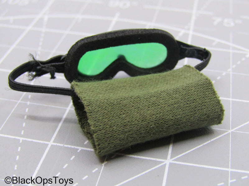 Load image into Gallery viewer, Black Goggles w/Green Lense (Dragon)

