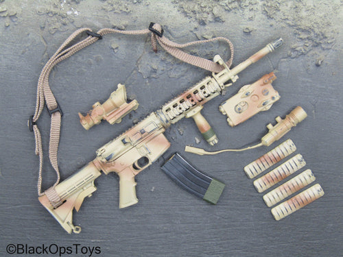 Desert Camo M4 Rifle w/Attachments