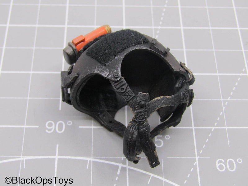 Load image into Gallery viewer, Weathered Black FAST Helmet w/Strobe (BBI)
