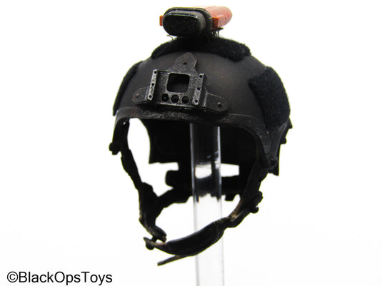 Weathered Black FAST Helmet w/Strobe (BBI)
