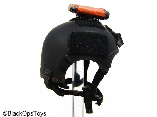 Weathered Black FAST Helmet w/Strobe (BBI)