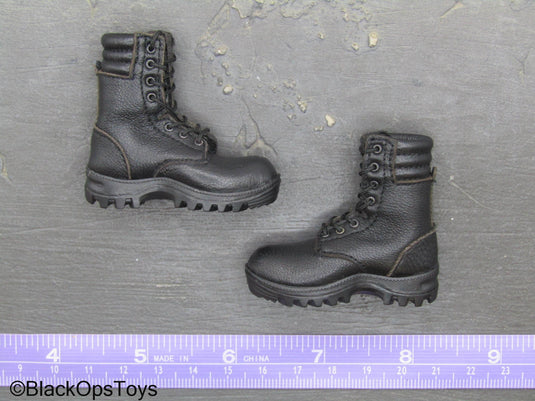 Russian Senior Rifleman - Black Leather Like Boots (Foot Type)