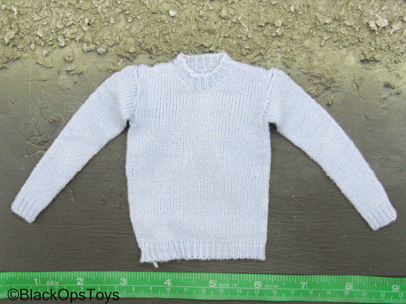 Load image into Gallery viewer, Knives Out Hugh - Light Blue Sweater
