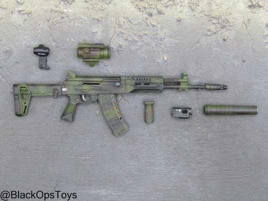 Russian Spetsnaz MVD SOBR - Camo AK-12 Rifle w/Attachment Set