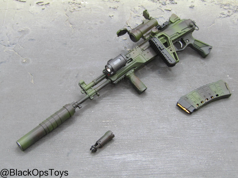 Load image into Gallery viewer, Russian Spetsnaz MVD SOBR - Camo AK-12 Rifle w/Attachment Set
