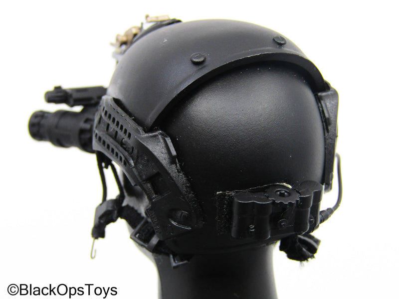 Load image into Gallery viewer, Black FAST Helmet w/Quad NVG
