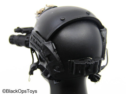 Black FAST Helmet w/Quad NVG