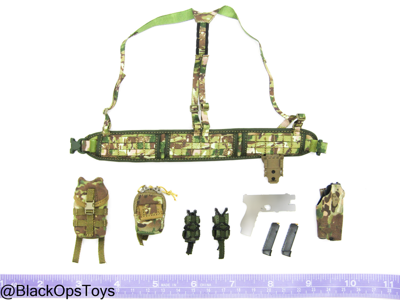 Load image into Gallery viewer, Russian Spetsnaz MVD SOBR - Multicam Battle Belt Set w/Pistol
