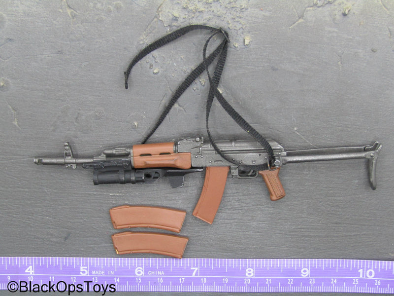 Load image into Gallery viewer, AK47 Rifle w/Folding Stock &amp; GP-25 Grenade Launcher
