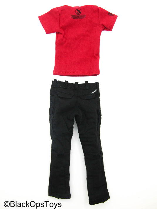 HRT Minuteman - Red Shirt & Black Pants