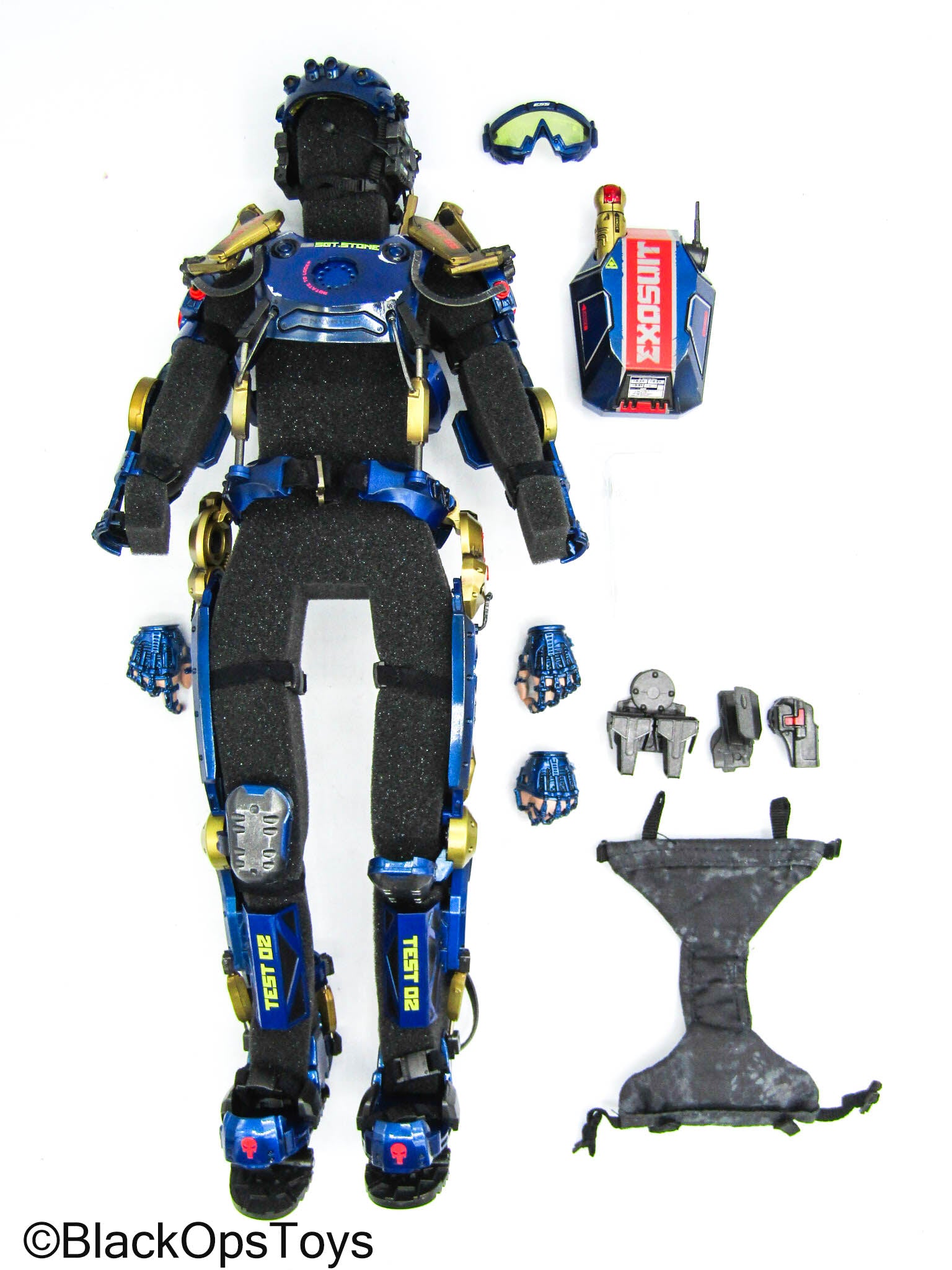 Xo2 Suit Exo Suit Test-02 - Full Mech Suit w/Helmet, Visor & Attachable Holster ...