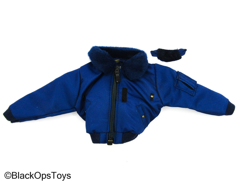 Load image into Gallery viewer, Blue Cold Weather Flight Jacket
