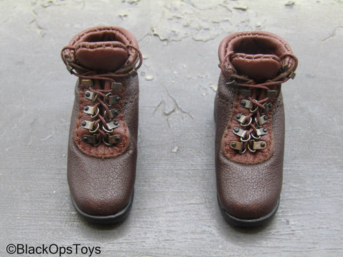 The Hunt For UBL - Brown Combat Boots (Foot Type)