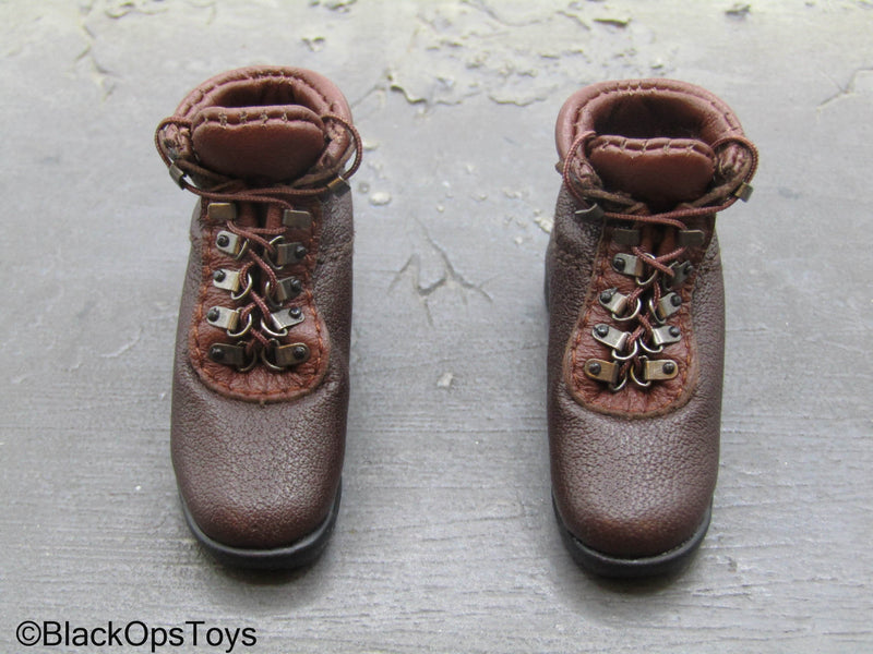 Load image into Gallery viewer, The Hunt For UBL - Brown Combat Boots (Foot Type)
