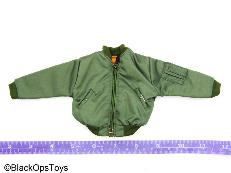 Load image into Gallery viewer, Green Flight Jacket
