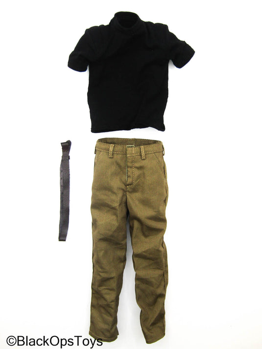 DEVGRU AFO Neptune - Black Shirt & Brown Pants