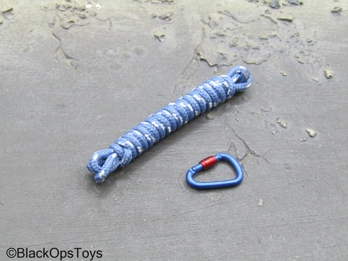 Exo Suit Test-02 - Blue Climbing Robe & Carabiner