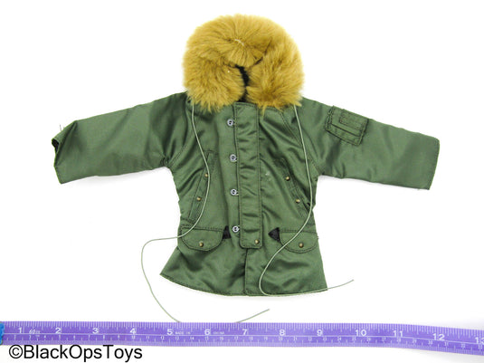 Green Cold Weather N-3B Flight Jacket
